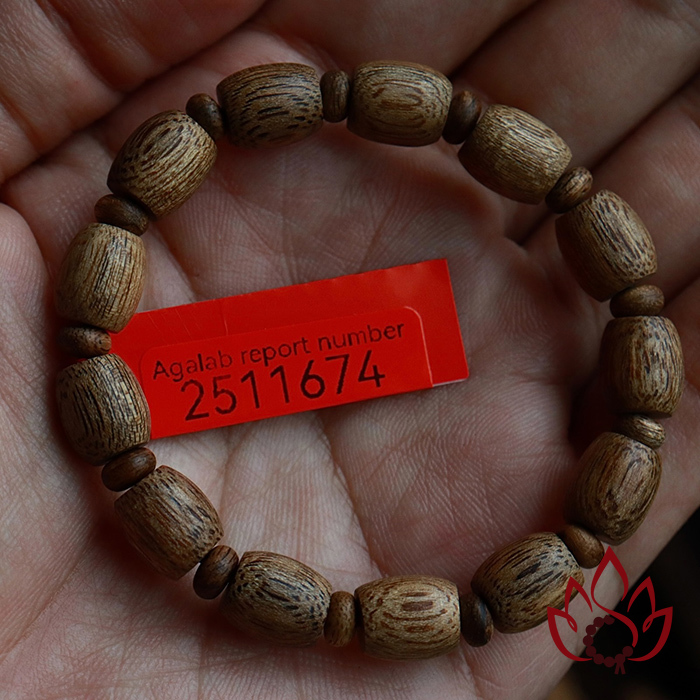 Vòng Trầm Hương Lu Trúc | 8 Ly | Trầm Tốc Kiến Tự Nhiên